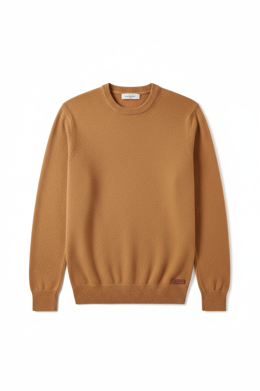 Merino Wool Crew Neck Sweater